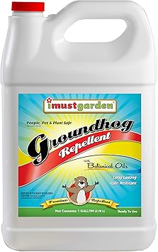 Amazon.com: I Must Garden Groundhog/Woodchuck Repellent 1 Gallon Ready ...