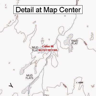 Amazon.com: USGS Topographic Quadrangle Map - Callao NE, Utah (Folded ...