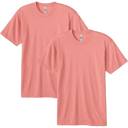 American Apparel Men's Tri-Blend Track T-Shirt 2-Pack