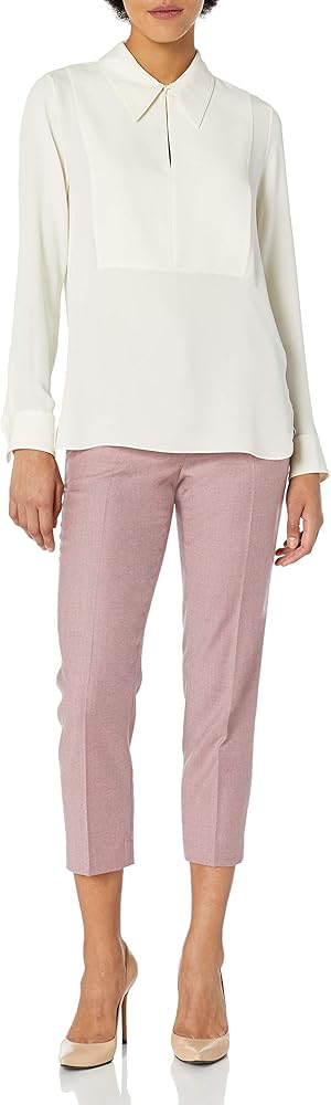 sillage popover shirt nep check ivory 超大特価