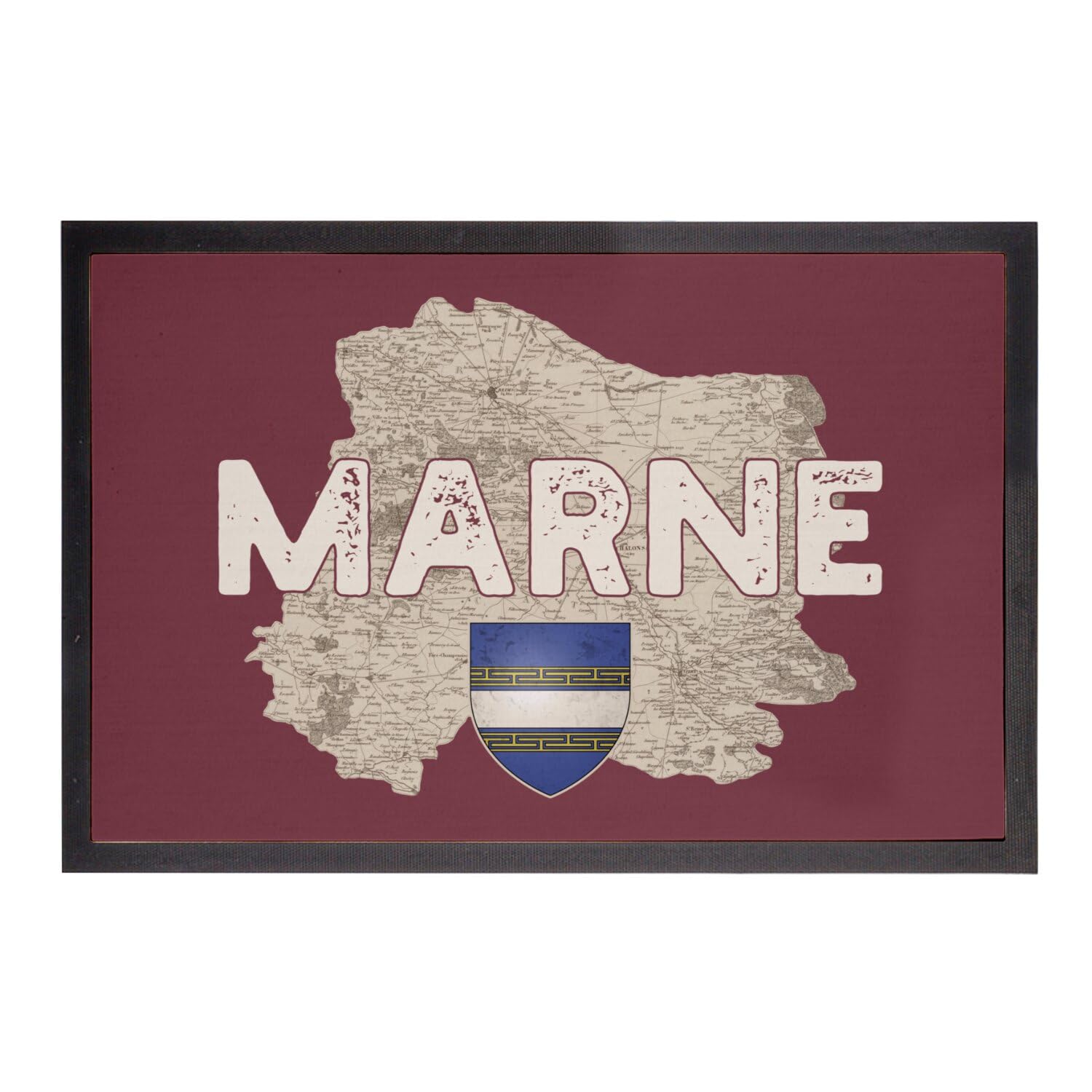 Paillasson rouge Chalons en Champagne pour sublimer la decoration de votre entree de maison