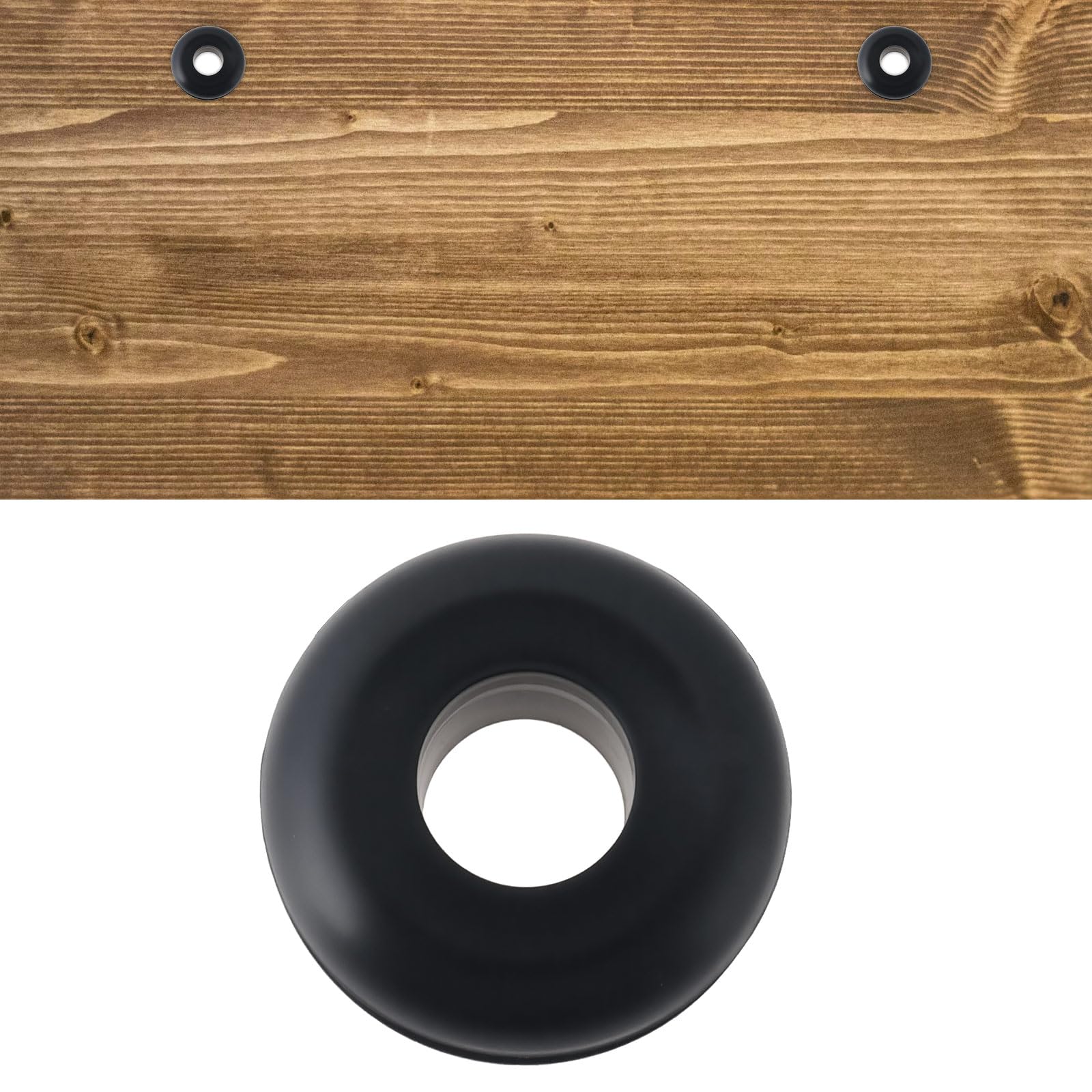 Briny River 24Pcs Rubber Grommet Panel Rubber Gasket Plugging Hole for 1/2" Hole in 1/8" Thick Panel 8.1x20x9.3mm/14.5x3.2mm - Image 2