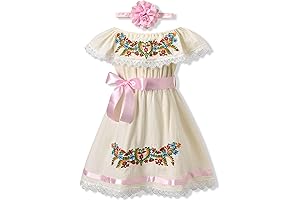 Embroidered Charro Dress for Spirited Girls