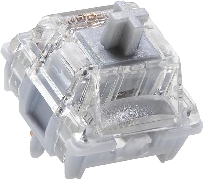 KPREPUBLIC Gateron 0 Silent Switch Linear Zero Degree 0 Degree Switch MX Stem for Gaming Mechanical Keyboard Double Rail Silent Pad Gateron 0 Silent Switch X90