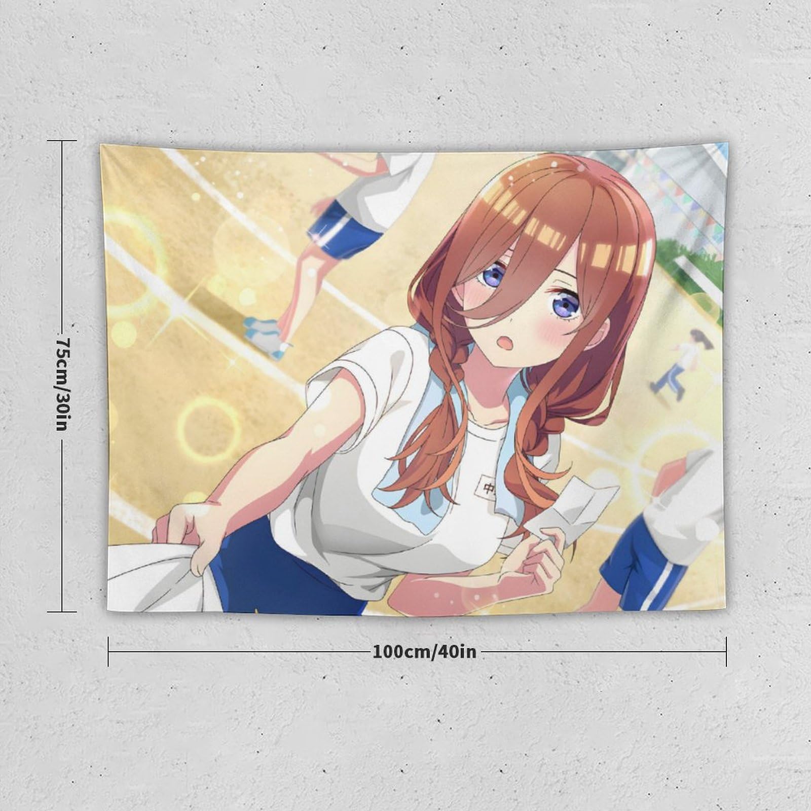 Amazon.co.jp: 五等分の花嫁 中野三玖 タペストリー 壁掛け 多機能 