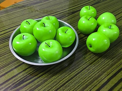 Miniatura 4 de Caja de 12 manzanas verdes artificiales