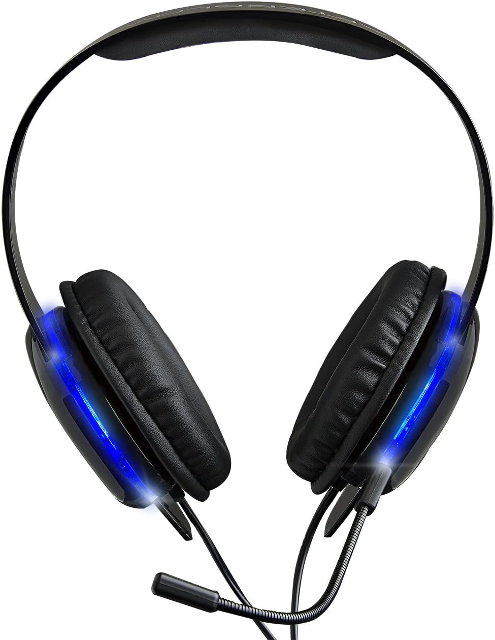 Top view of the Afterglow AGU.50 headset, highlighting the earcups and adjustable headband.