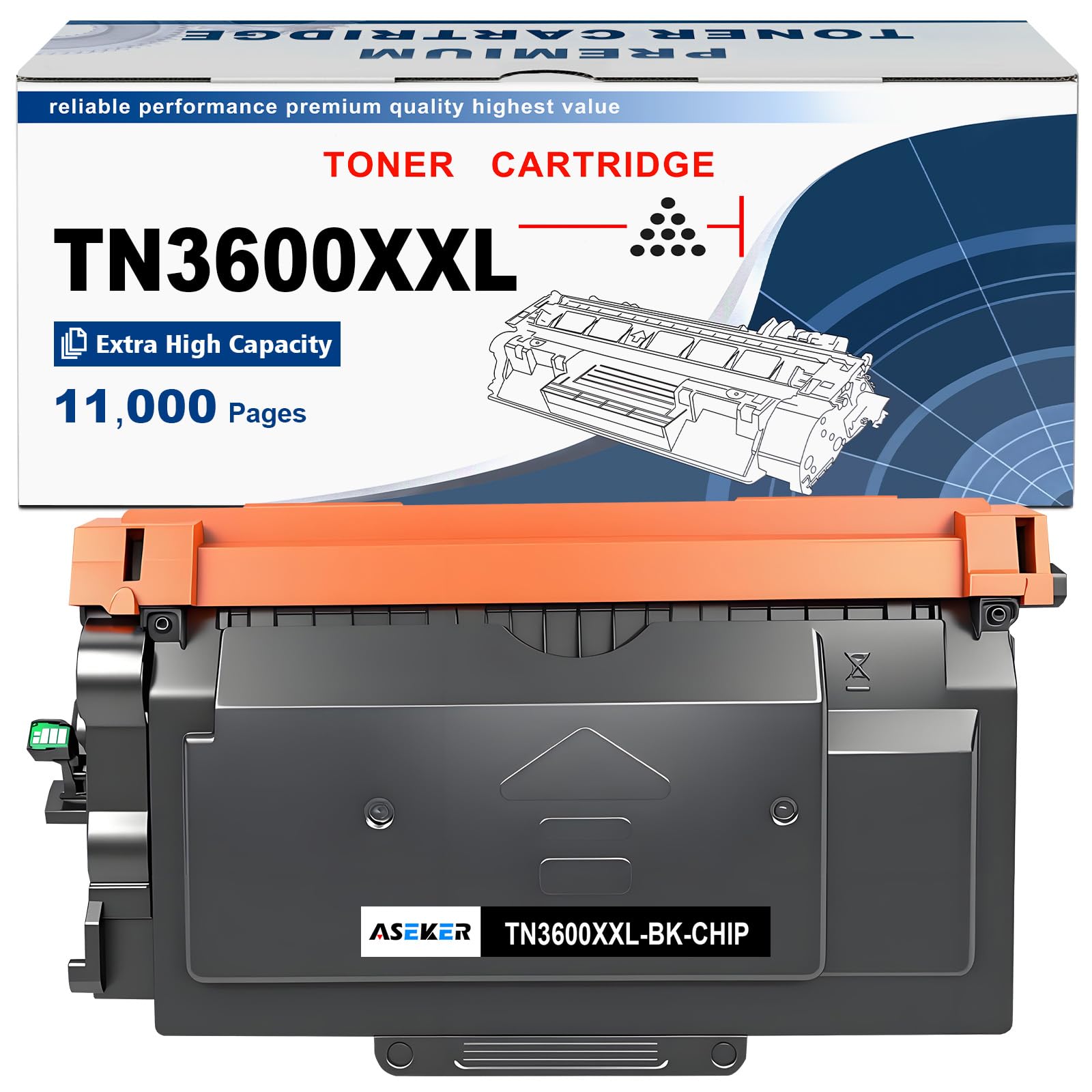 TN3600XXL TN-3600XXL Toner di Cartuccia Compatibile per Brother TN3600 TN-3600 TN3600XL TN-3600XL HL-L5210DN L5210DW L5215DN L6210DW L6410DN L6415DN MFC-L5710DN L5715DN L6710DW L6910DN L6915DN