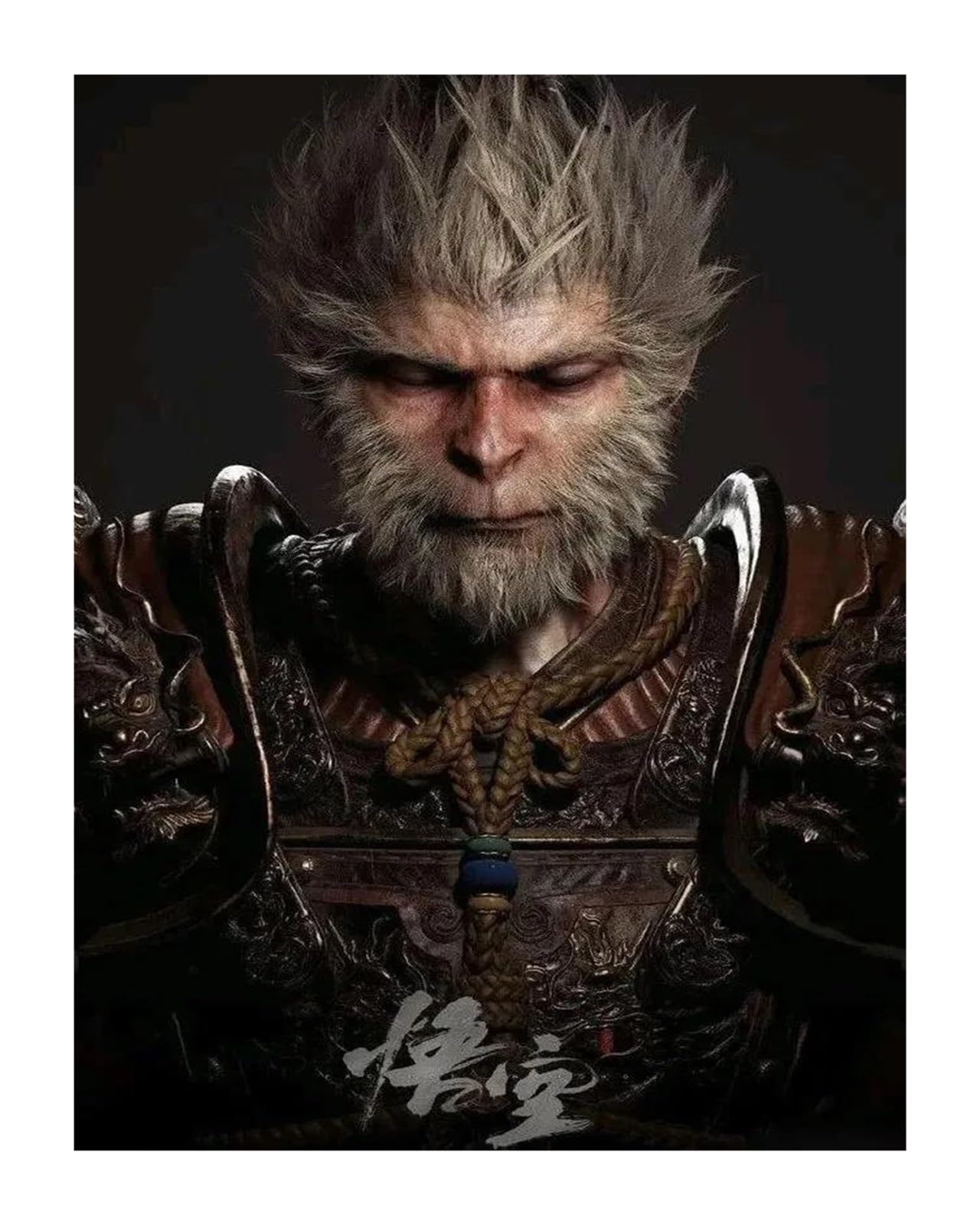 Toile Black Myth Wukong d'art moderne : une impression murale haut de gamme pour passionné de PC