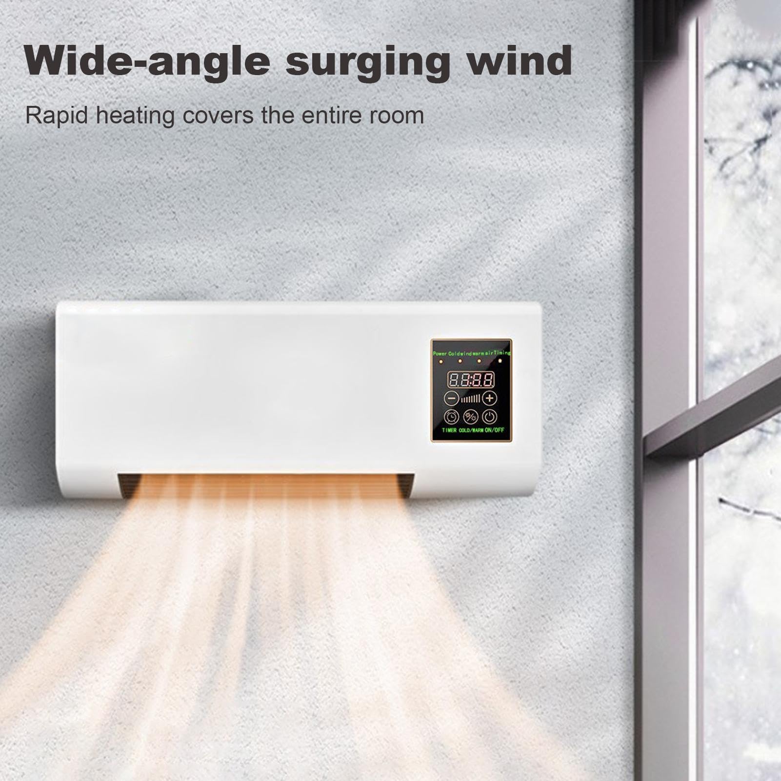 Aire Acondicionado Sin Unidad Exterior - 2000W Aire Acondicionado Portátil, AireAcondicionado Ultra Silencioso Y Portátil Con Control Remoto Y Temporizador De 8 Horas Para Dormitorio Oficina