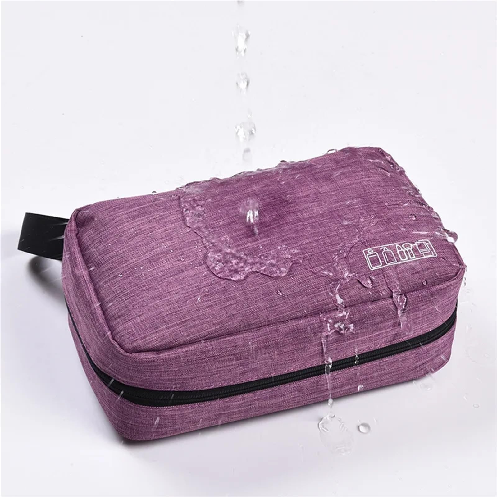 Trousse, Borsa for cosmetici da appendere for uomo e donna(Dark Blue)