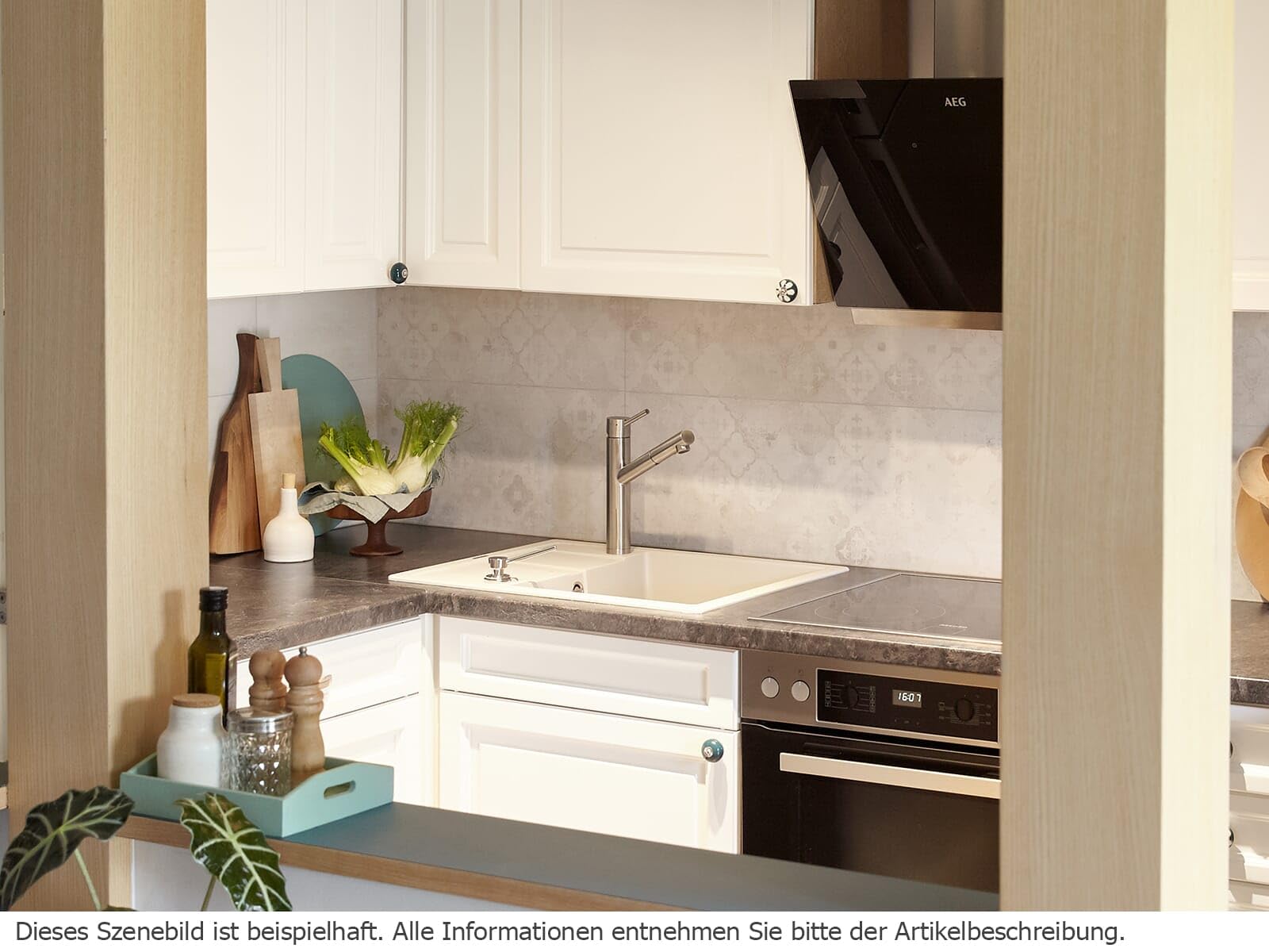 SCHOCK ALTOS PURO - Grifo de cocina de alta presión de acero inoxidable con manguera extraíble y conectores estándar