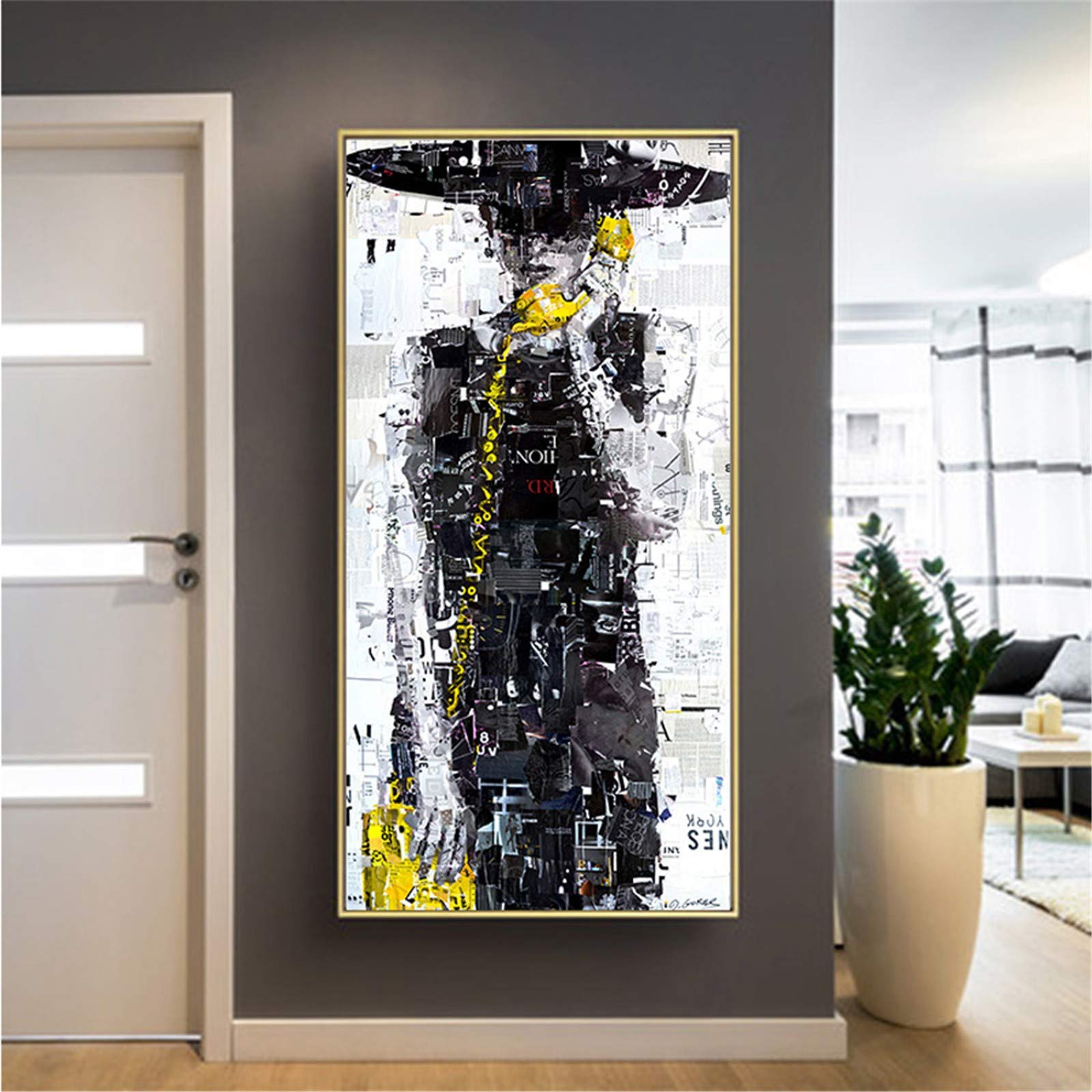 Diamond painting strass carrés grand format point de croix diamant art craft salon 5D DIY