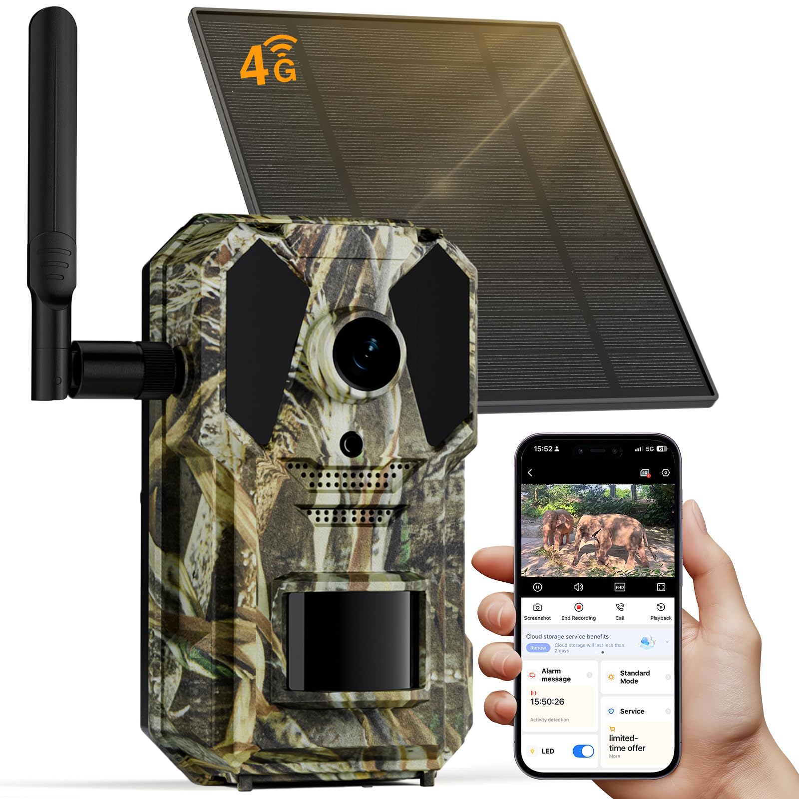 Amazon.com: SYCAMTC 4G Cellular Trail Camera, No WiFi Needed, 0.2s