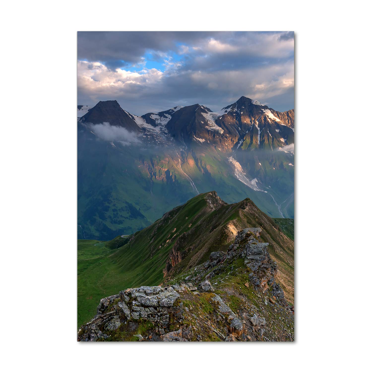 Déco mural derrière le plastique acrylique Tulup 70x100 pour une ambiance nature et montagne