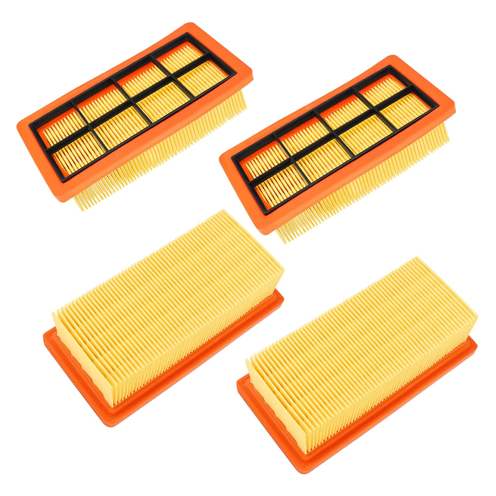 Lot de 4 filtres de rechange pour aspirateur AD 2 AD 3.000 AD3.200 Lot de 4 filtres de rechange pour aspirateur AD 2 AD 3.000 AD3.200