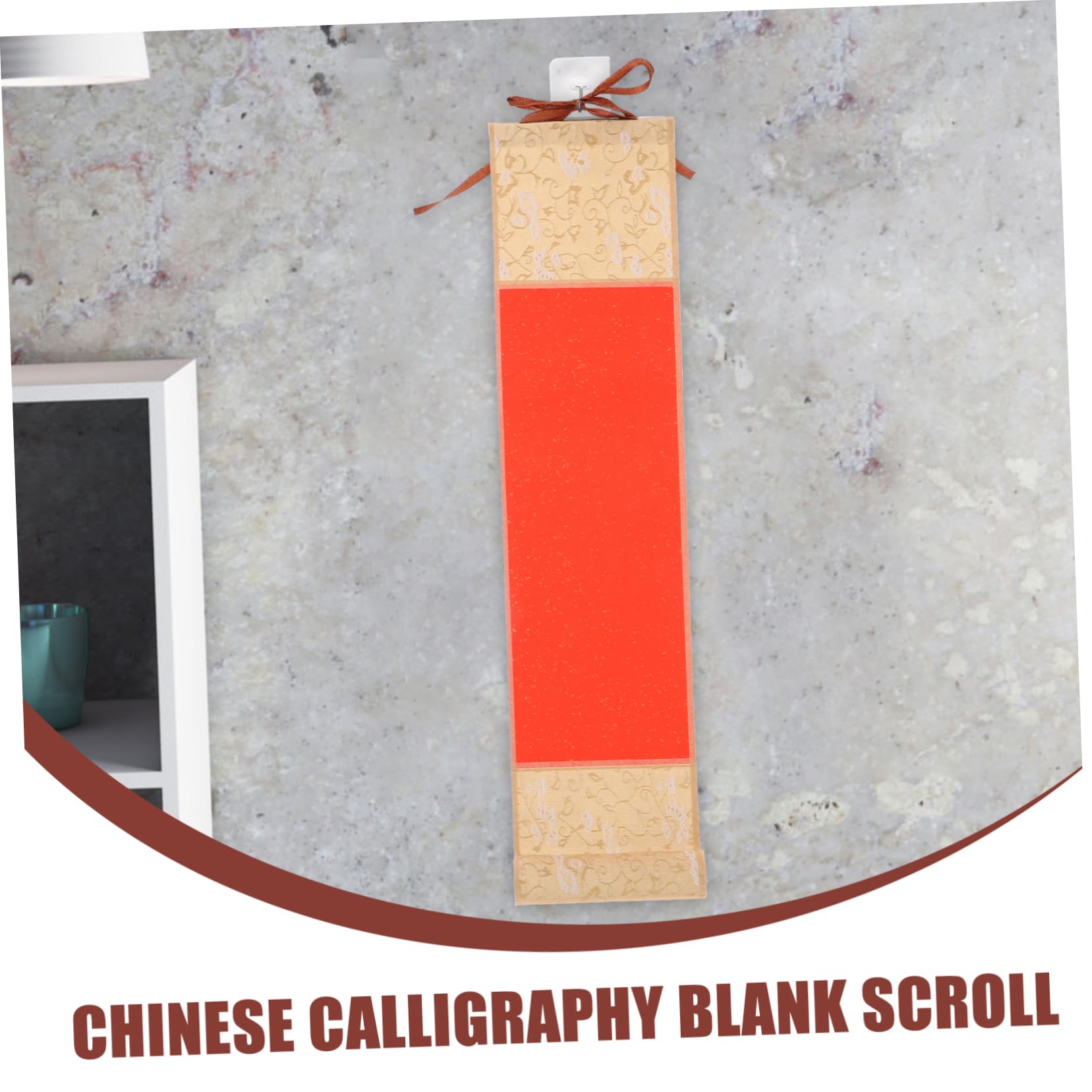 Amazon.co.jp: iplusmile 空白の掛け軸紙 中国の書道アクセサリー