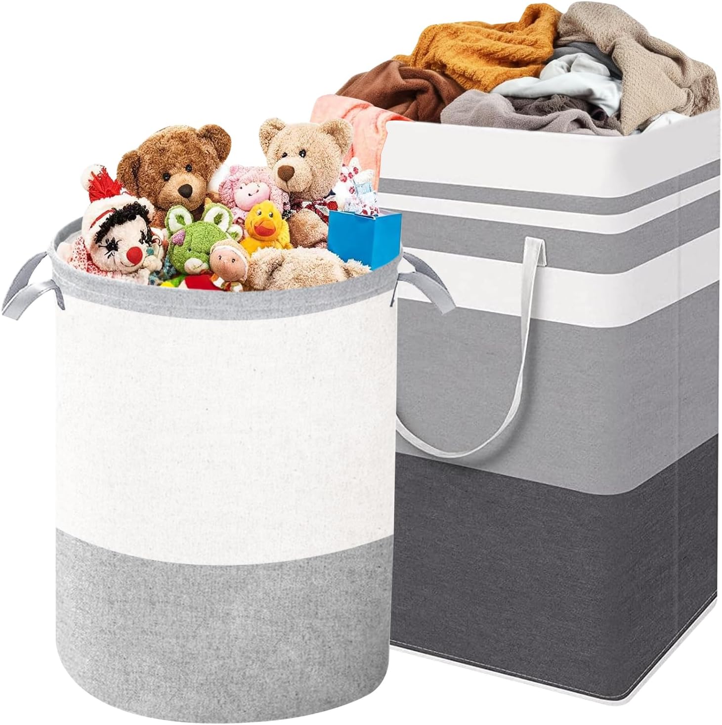 Línea De Cestas Para La Colada Grande Con Asas De Cuerda Y Funda, 65 L, Para Armario De Camping Línea De Cestas Para La Colada Grande Con Asas De Cuerda Y Funda, 65 L, Para Armario De Camping