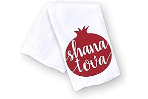 Pomegranate Shana Tova Challah Proofing Towel - Rosh Hashanah Seder Plate
