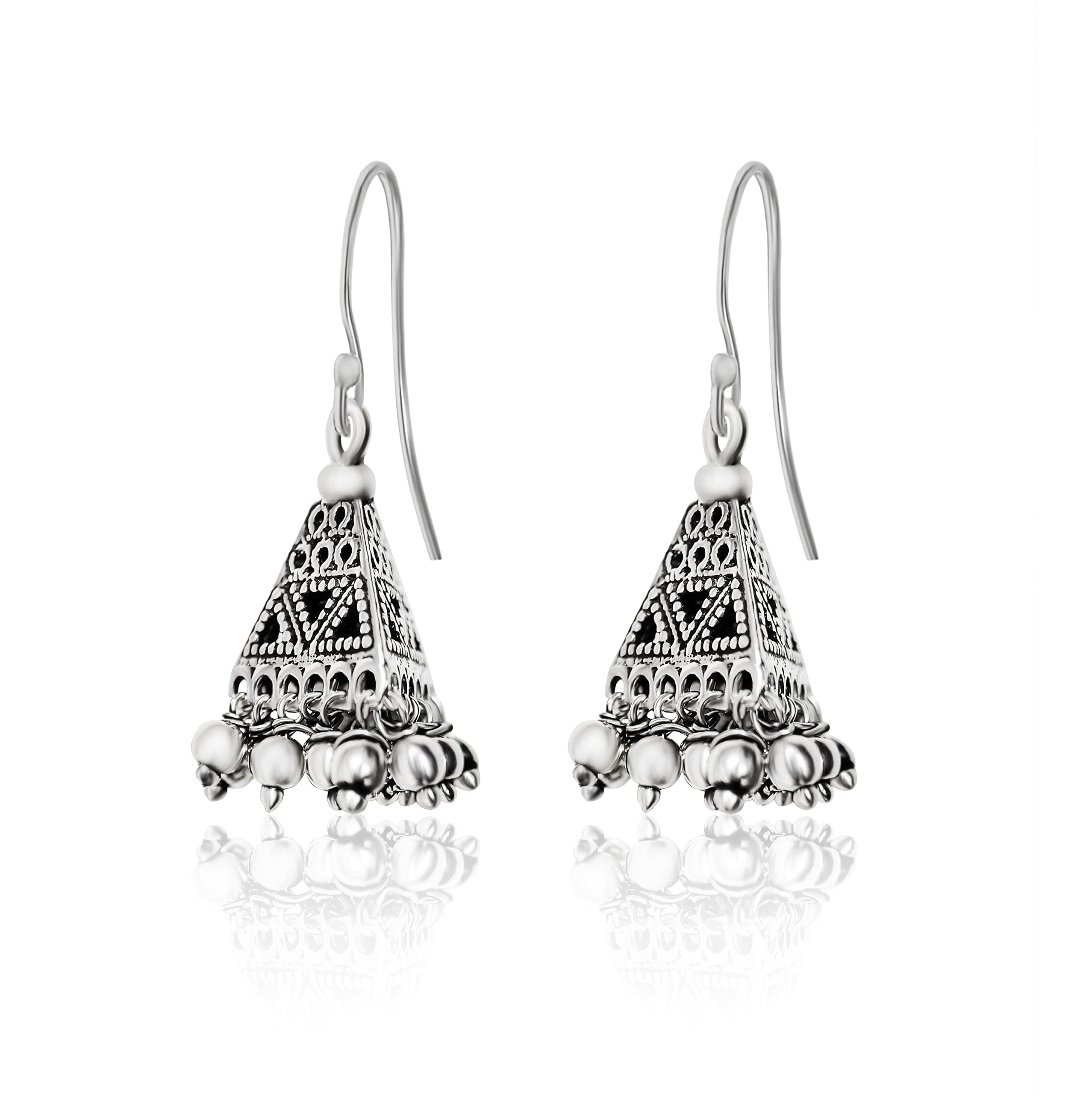 See full amazon price history chart for INARI SHINES 925 Oxidised Silver Triangular Jhumki Earrings | Jhumka Gift for Women & Girls | With 925 stamp and Certificate of Authenticity INARI SHINES 925 Oxidised Silver Triangular Jhumki Earrings | Jhumka Gift for Women & Girls | With 925 stamp and Certificate of Authenticity (B0CBRNYNSJ) Amazon Price History, Amazon Price Tracker