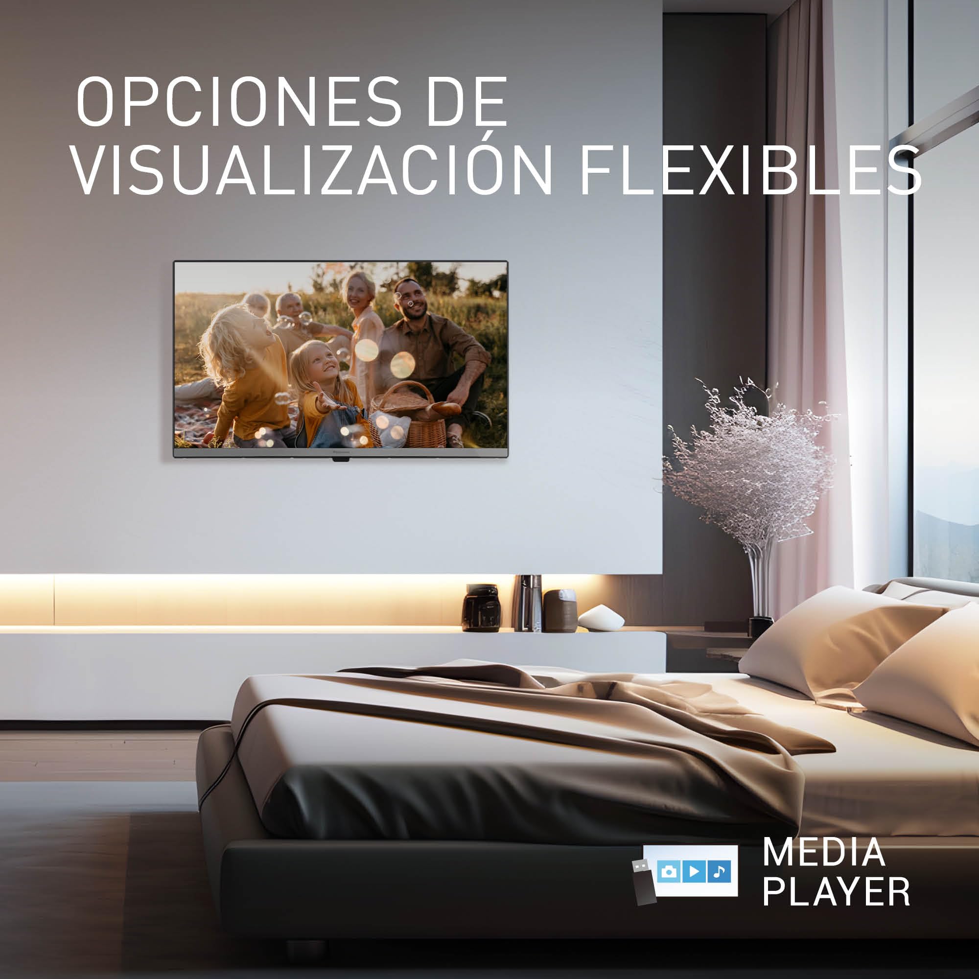 Panasonic TB-24S40AEZC, 24 Pulgadas televisor, HD LED, TiVo | Control De Voz Google y Alexa, Modo De Juego, Reproductor Multimedia, HDR, HDMI, WLAN, Smart TV, Serie S40