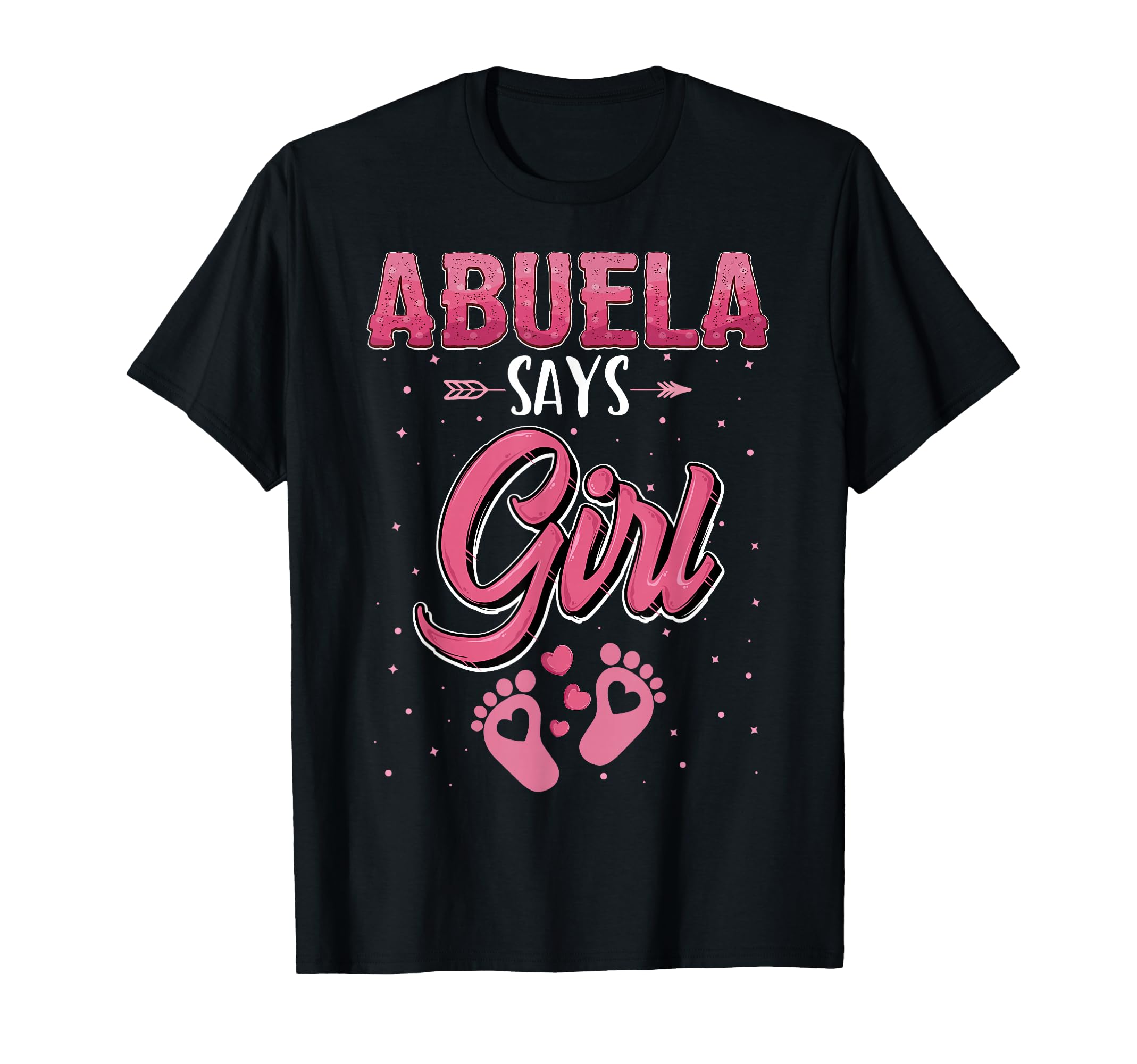 Gender Reveal Abuela says Girl Baby Matching Family Set T-Shirt