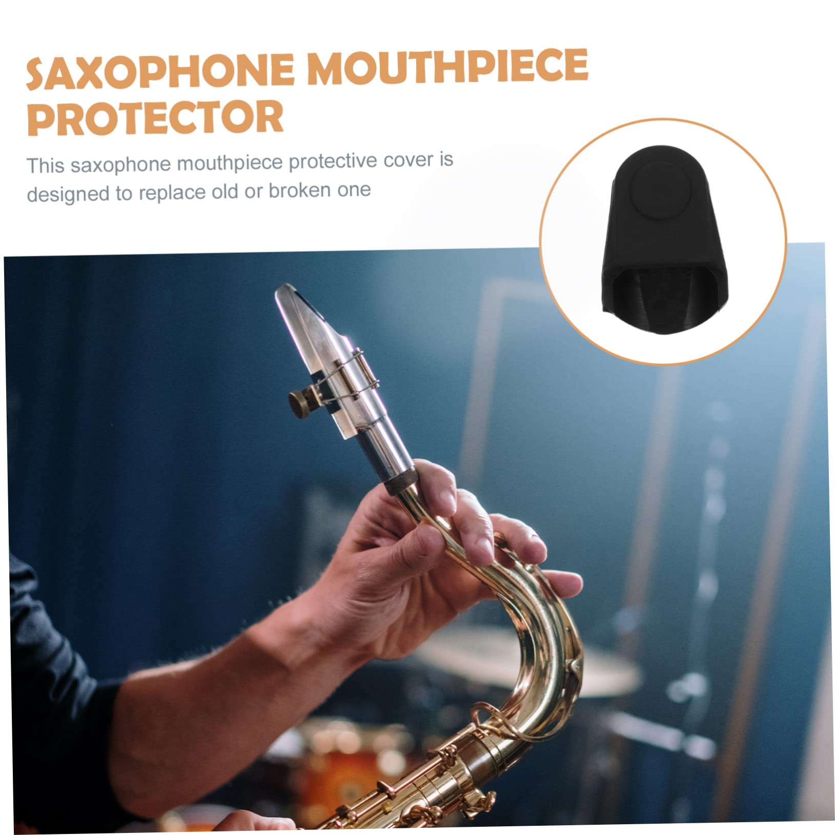 Levemolo 4pcs Saxophone Cover Clarinet Hat Saxophone Protector Protection Cover Fit All