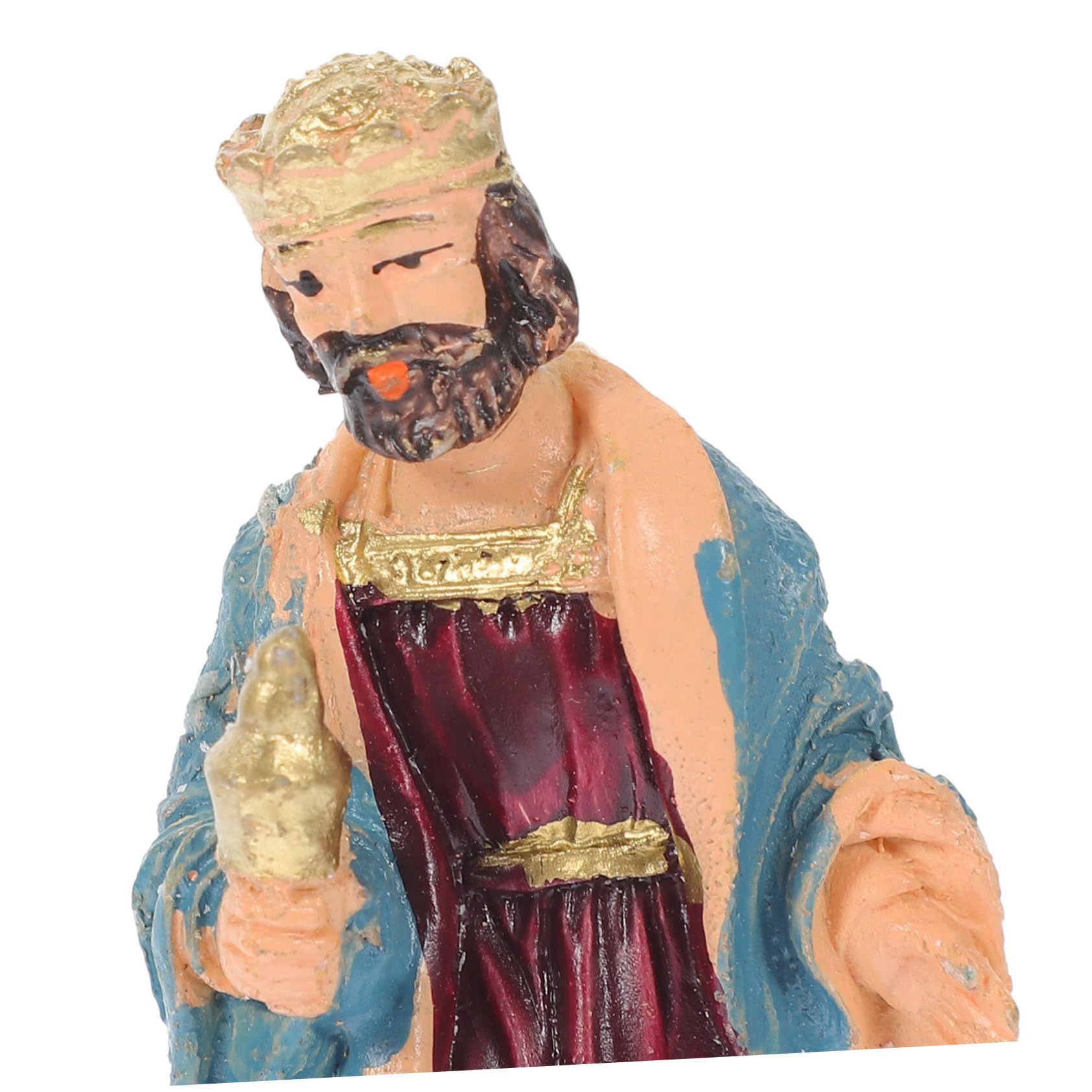 OSOLADY 1set Nativity Figurines Christmas Decoration for Indoor Use Faith-Inspired Jesus Manger Scene Tabletop Ornament for Holiday Celebrations