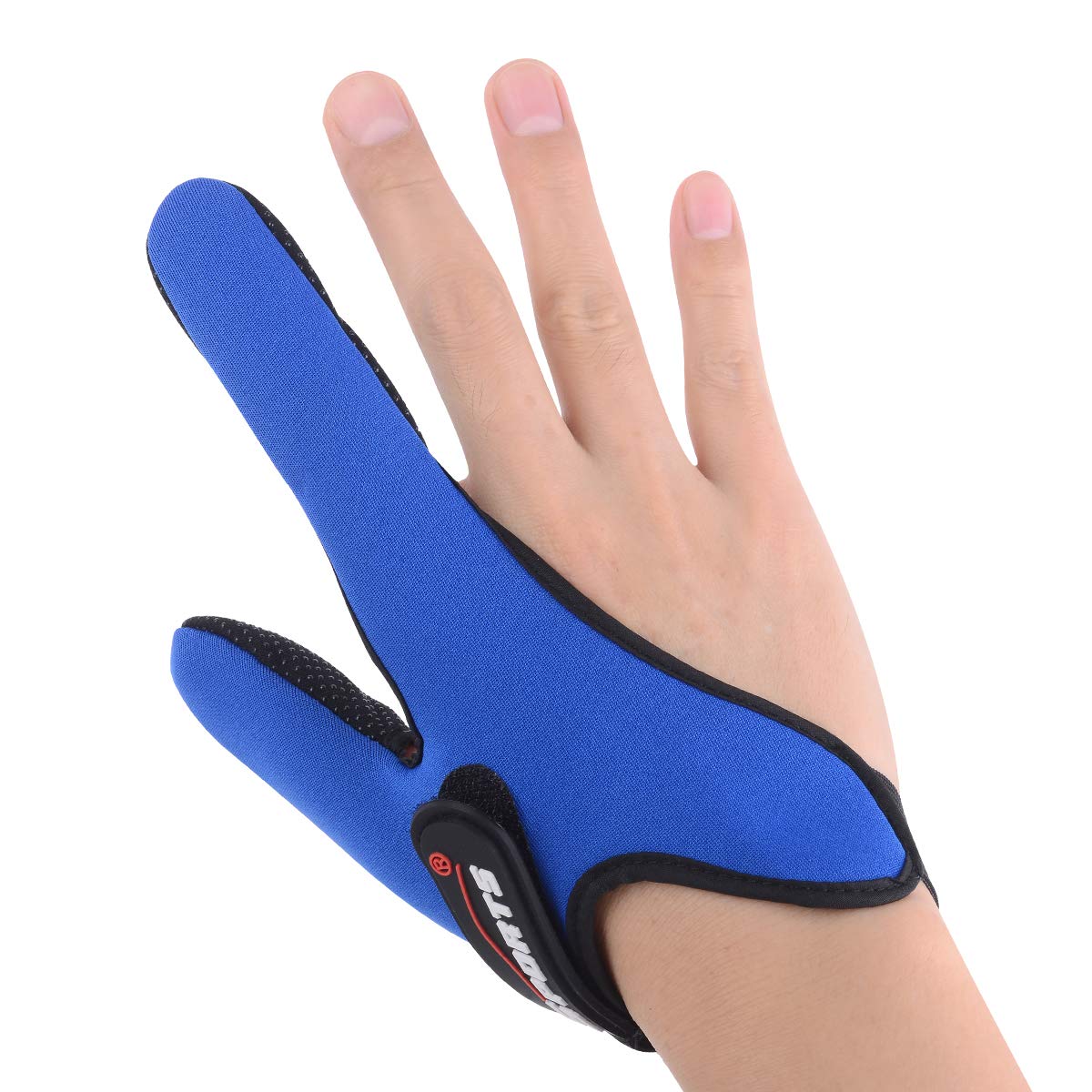 Uniwit Professional Thumb + Index Finger Neoprene Glove for Fishing - Blue