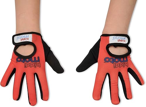 Miniatura 6 de Kiddimoto Guantes de ciclismo antideslizantes para niños y niñas, BMX, MTB Riding, gimnasia, scooters, monopatín