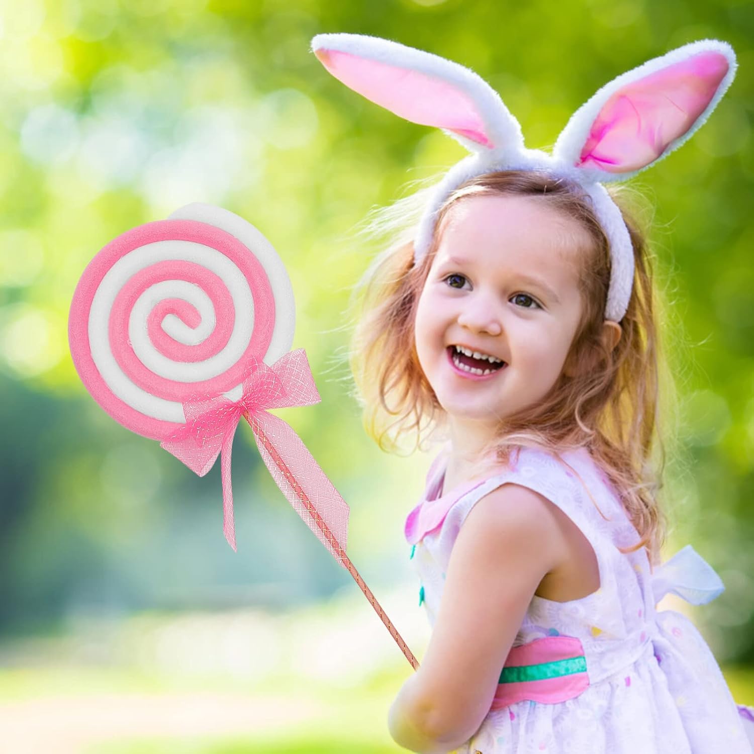 Large Simulation Lollipop Model - 3Pcs Bright Candy Props for Party Decorations Photo Booths Weddings and Festivals