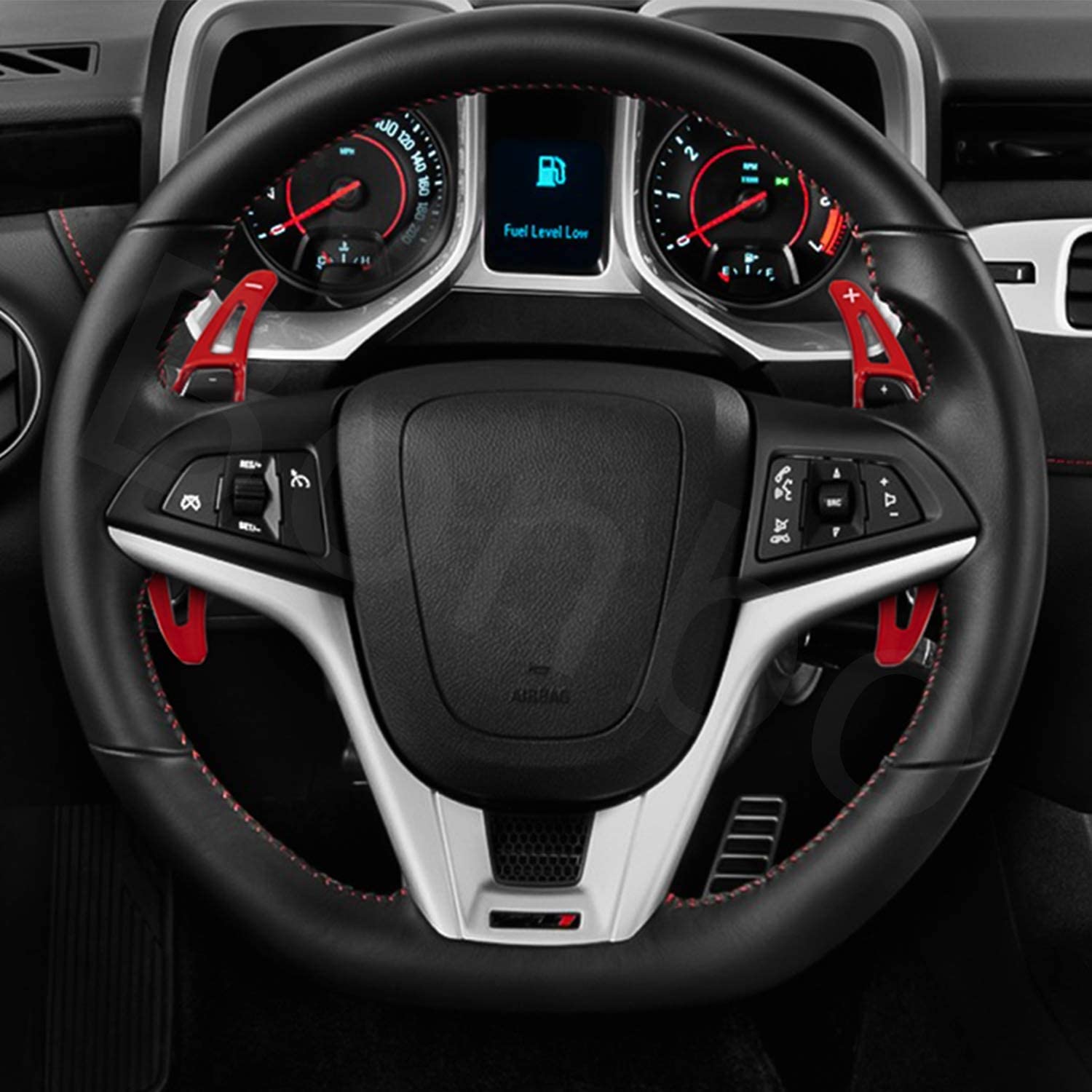 Extension de palette de direction en aluminium pour Chevrolet Camaro 2012 2013 2014 2015 Rouge
