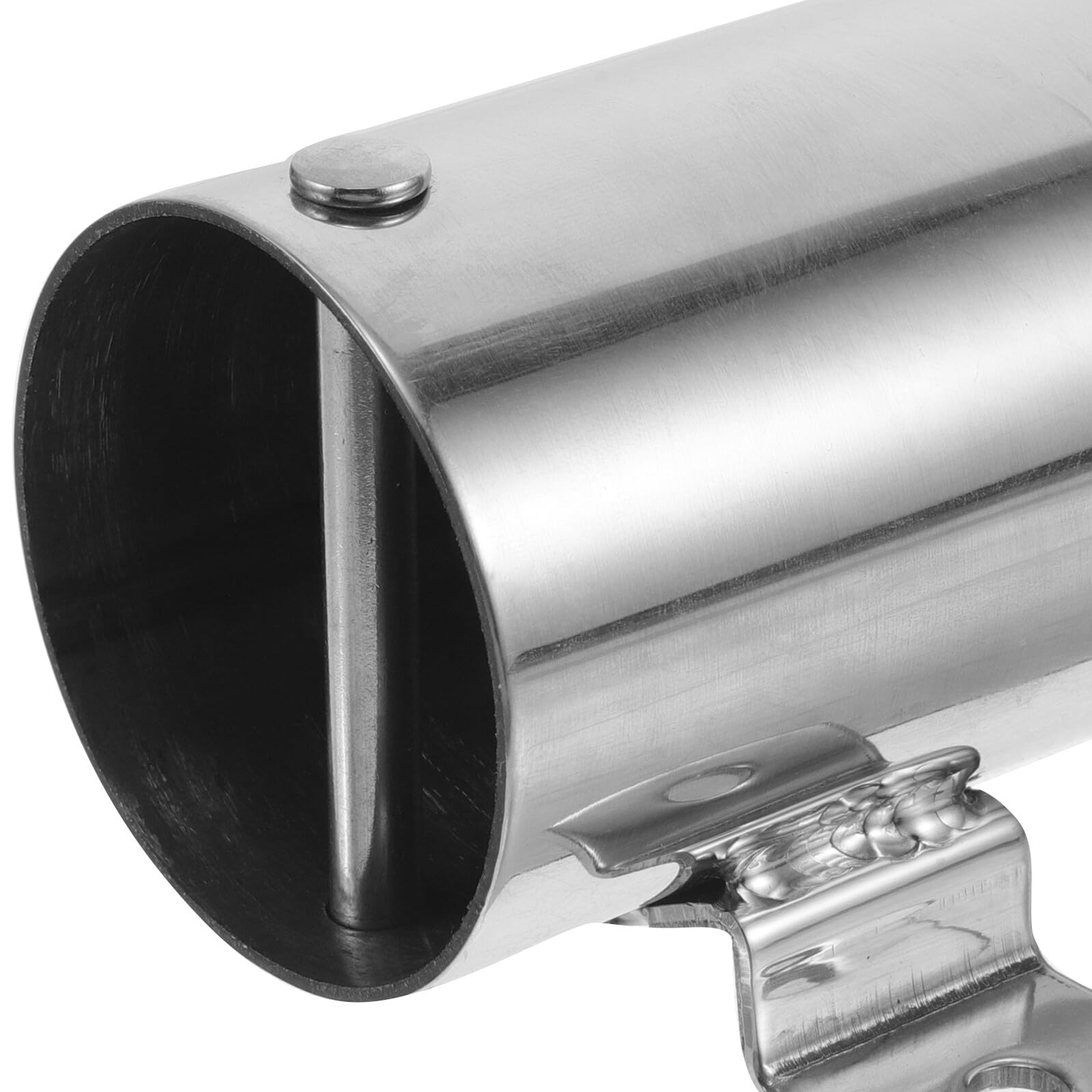 Abaodam Porta Canne da Barca in Acciaio Inossidabile, Tubo 45 Mm | Argento, Design Nautico Elegante, Montaggio Rapido, Adatto a Yacht e Navigazione in Mare Mosso