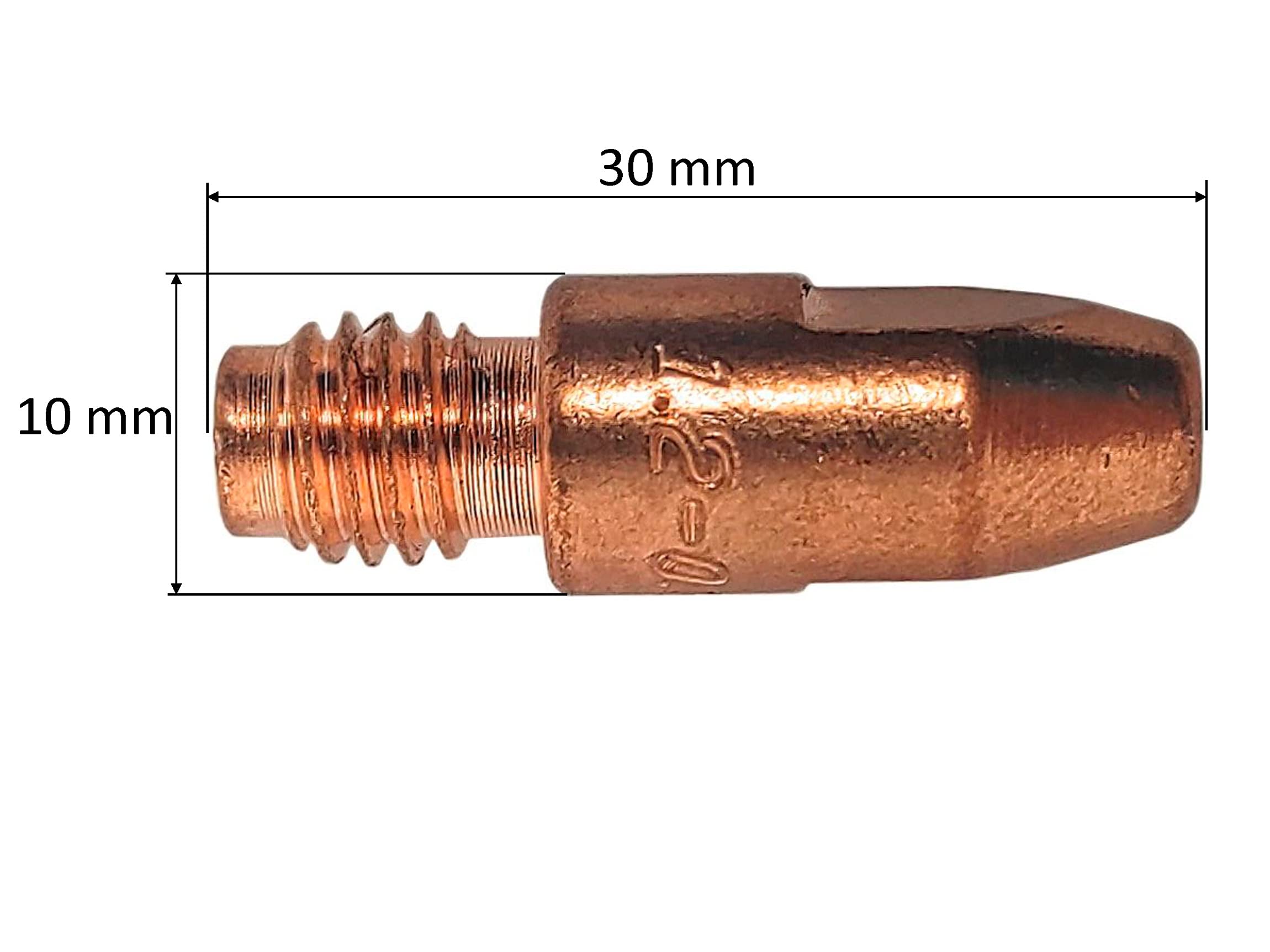 ELCAN Pack de 19 consumibles para antorcha 501D. 5 puntas de contacto M8x30x10mm 1,0mm, 5 puntas de contacto M8x30x10mm 1,2mm, 3 portaboquillas M8, 3 difusores, 3 toberas conicas.