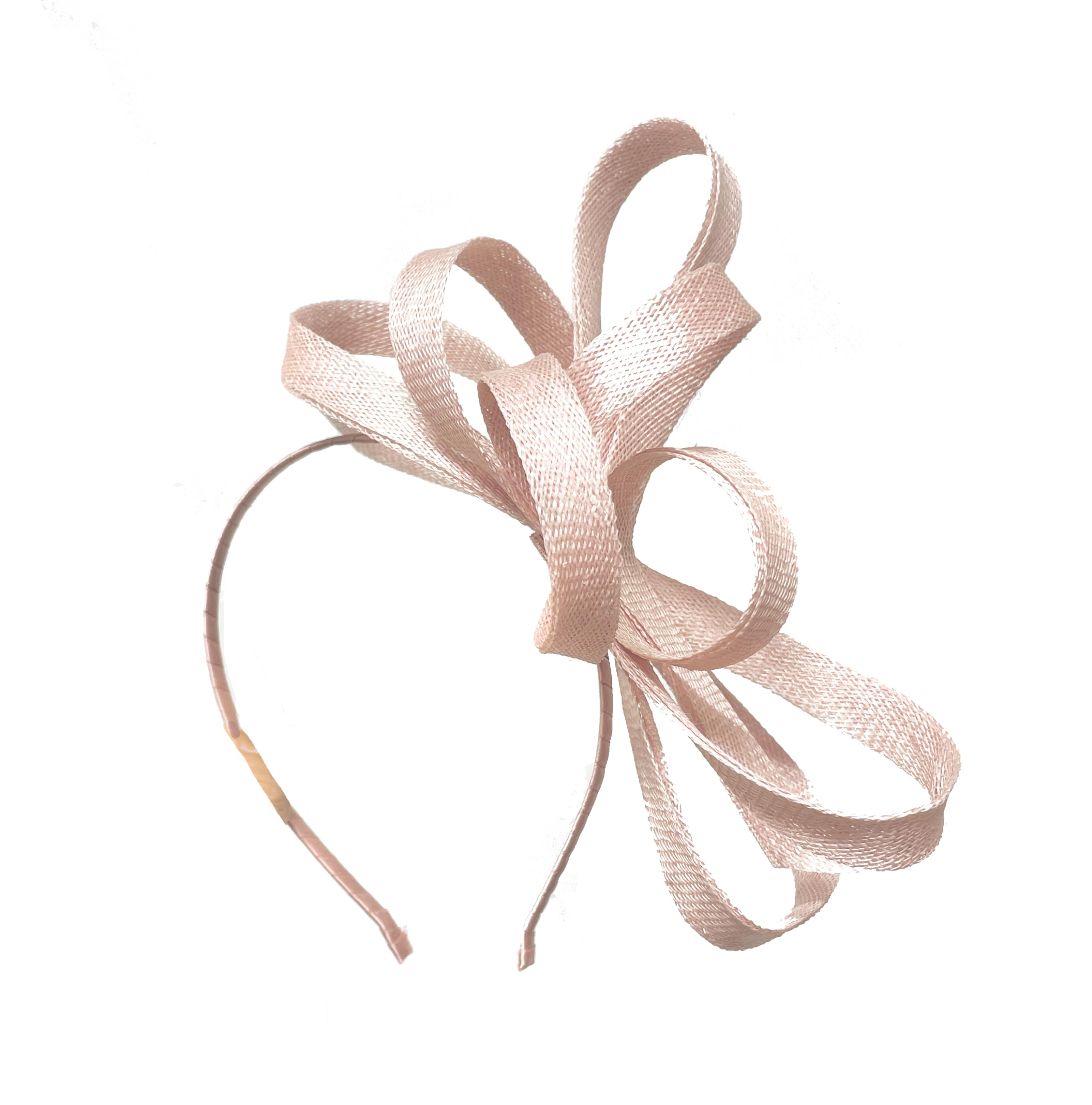CapriliteVegan Sinamay Fascinator Headband Wedding Hoop Ladies Day Ascot Races