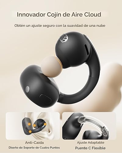 Miniatura 3 de Baseus Bowie MC1 - Auriculares abiertos con clip, comodidad adaptable con diseño anticaída, sonido impactante con refuerzo de graves adaptativo,