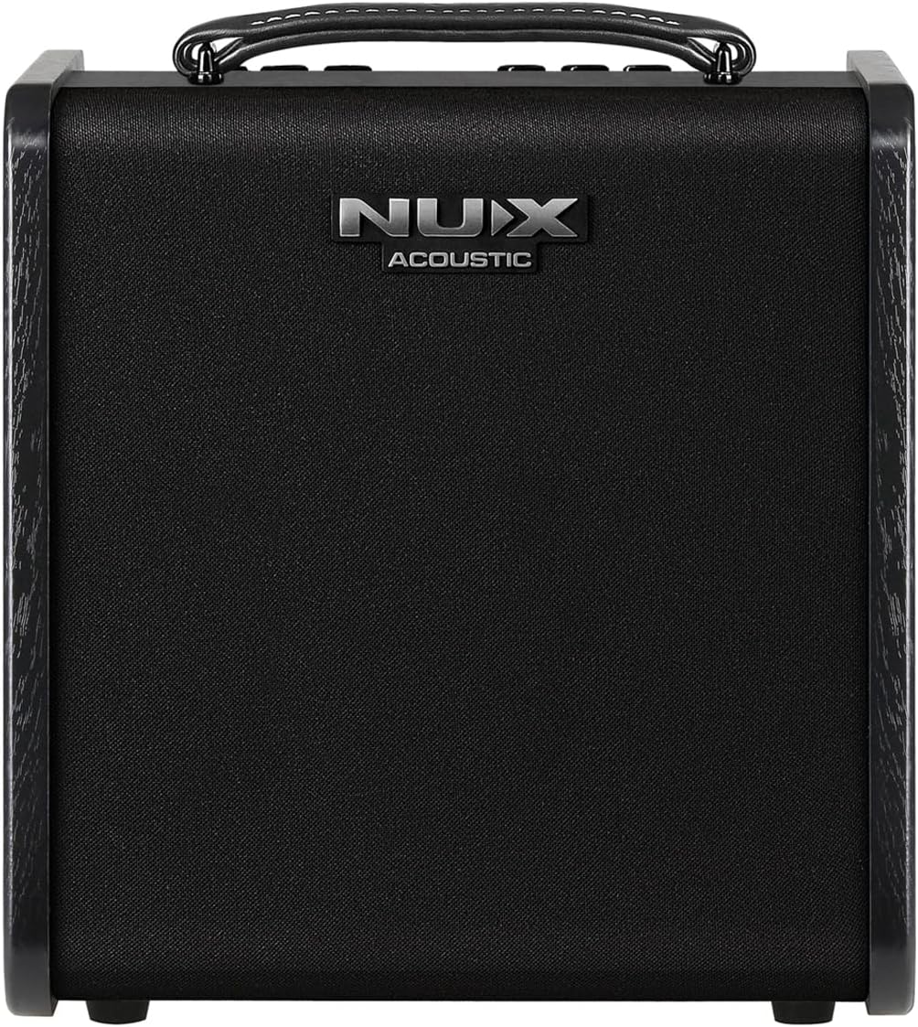 NUX Stageman II AC-60 60W Acoustic Guitar&Vocal Amplifier,12 Effects, 60s Phrase Loop, 8 IRs, Acoustic Impulse Response, 6 Signal Block Routings, 6.5”Premium Speaker