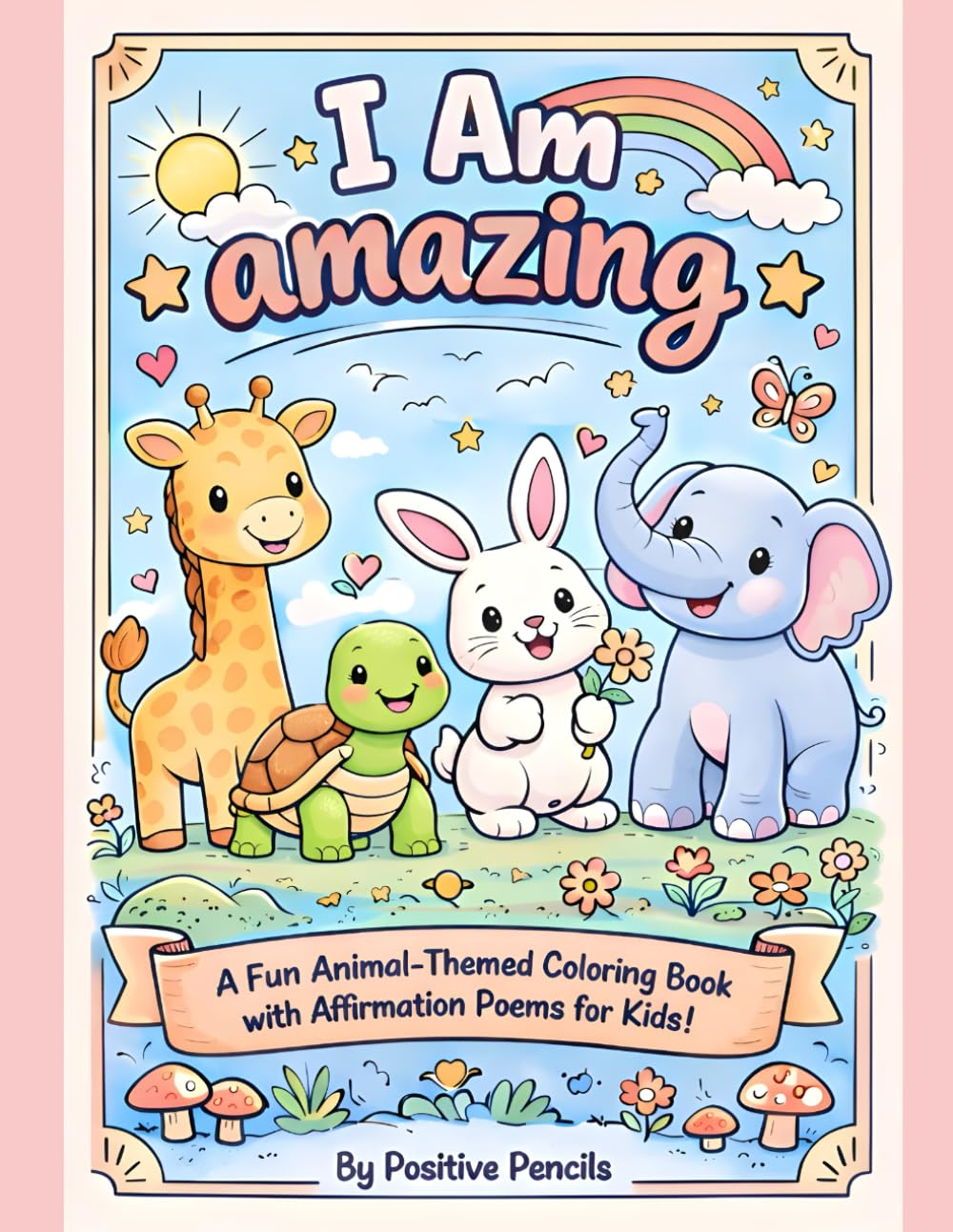 I Am Amazing: A Children’s Coloring Book with Positive Affirmations Poem to Inspire Confidence, Kindness and Self-Love