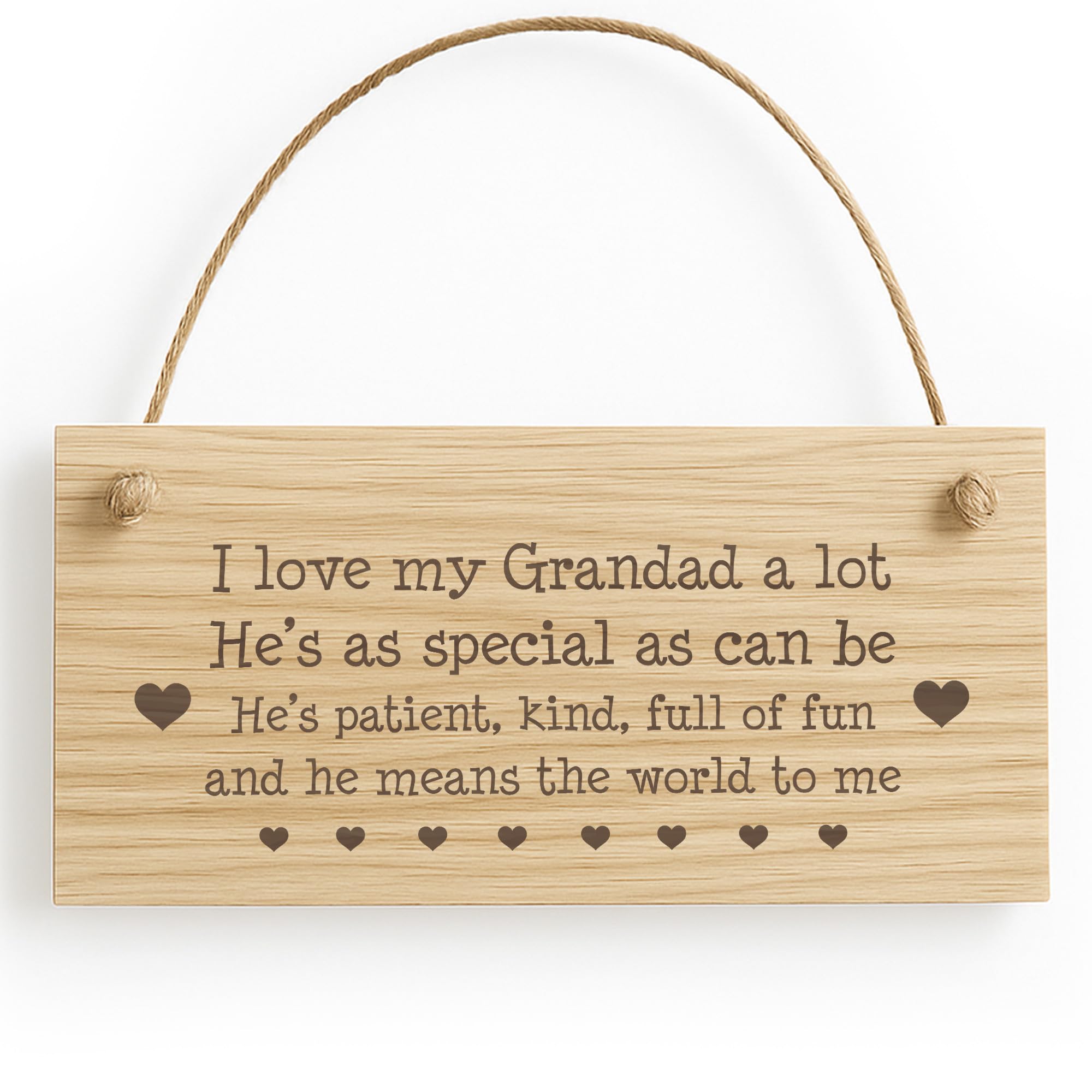 Red Ocean Grandad Gifts From Grandchildren Wood Sign Engraved Birthday Christmas Gifts For Grandad