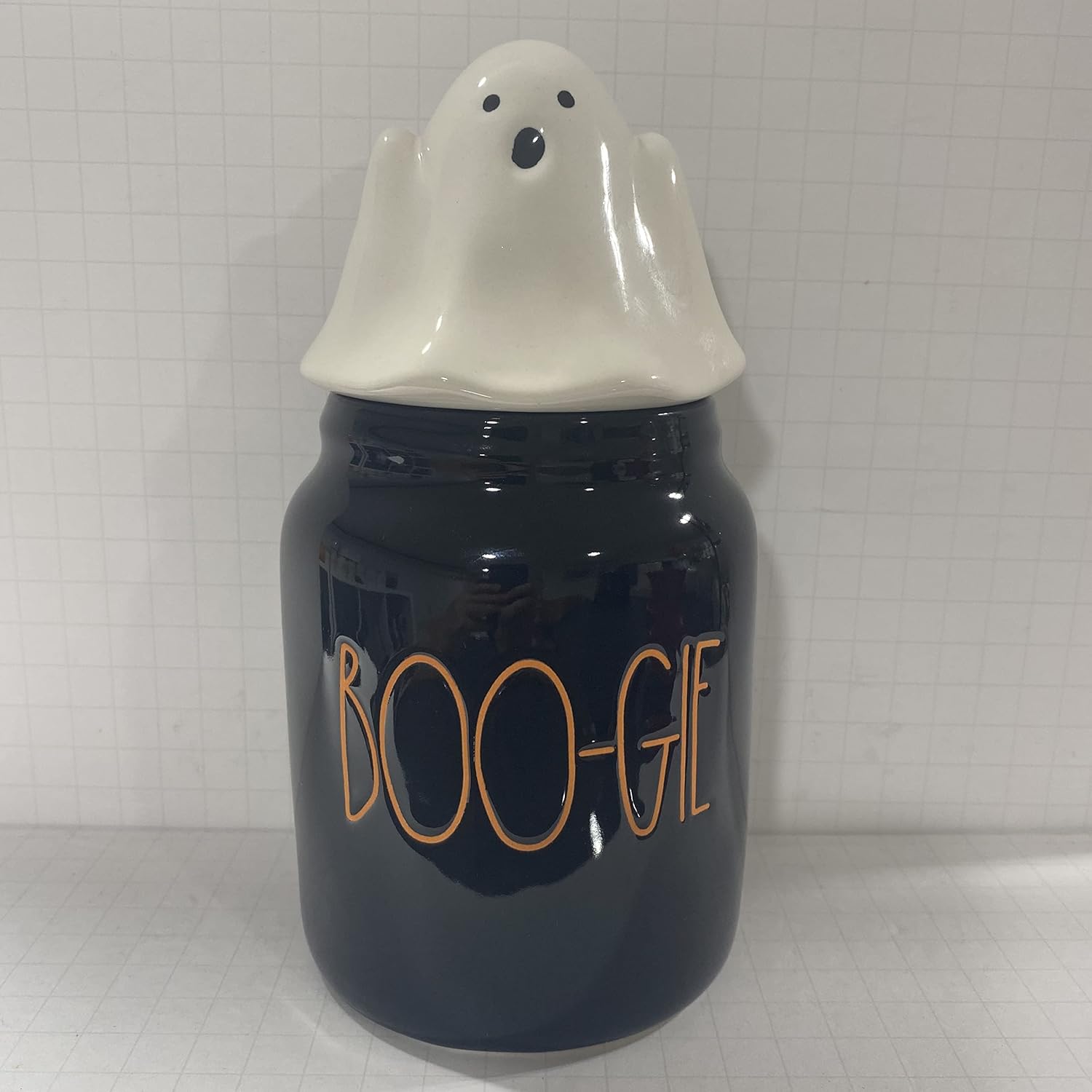 Rae Dunn BOO GIE baby canister décor Ceramic HALLOWEEN