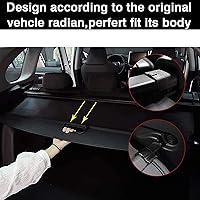 Vista 4 de Cubierta de carga trasera retráctil para automóvil para Toyota RAV4 2019-2023, cubierta de protección de equipaje, cubierta de seguridad