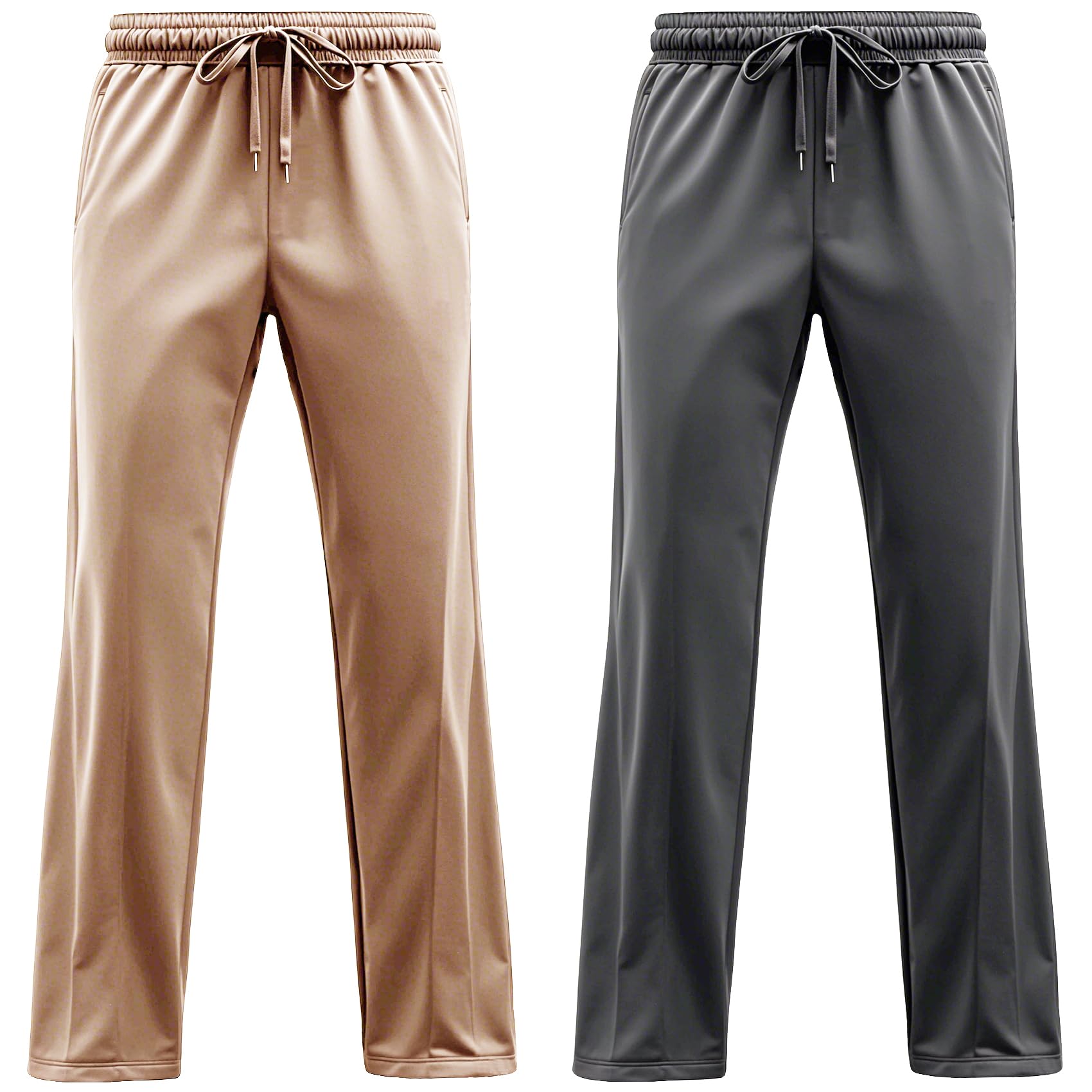 Medjhotep Boys Sweatpants Straight Leg Fit, Boy Athletic Joggers with Open Bottom and Drawstring Pockets for Sports Outdoors