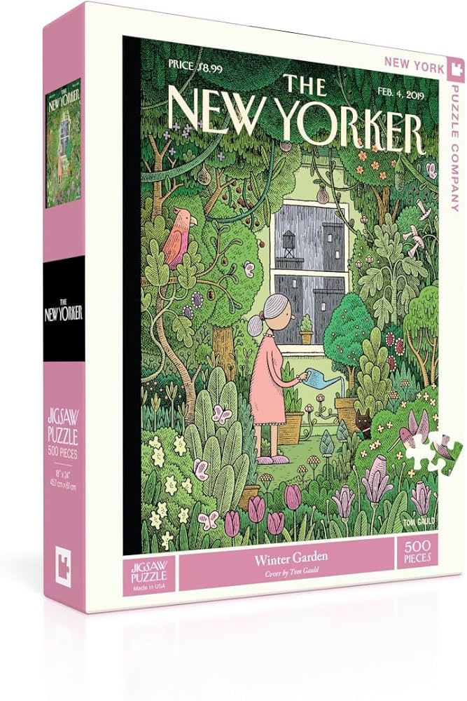 Amazon.com: New York Puzzle Company - New Yorker Winter Garden