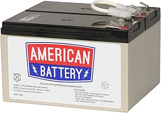 RBC109 UPS Replacement Battery for APC By American Battery
