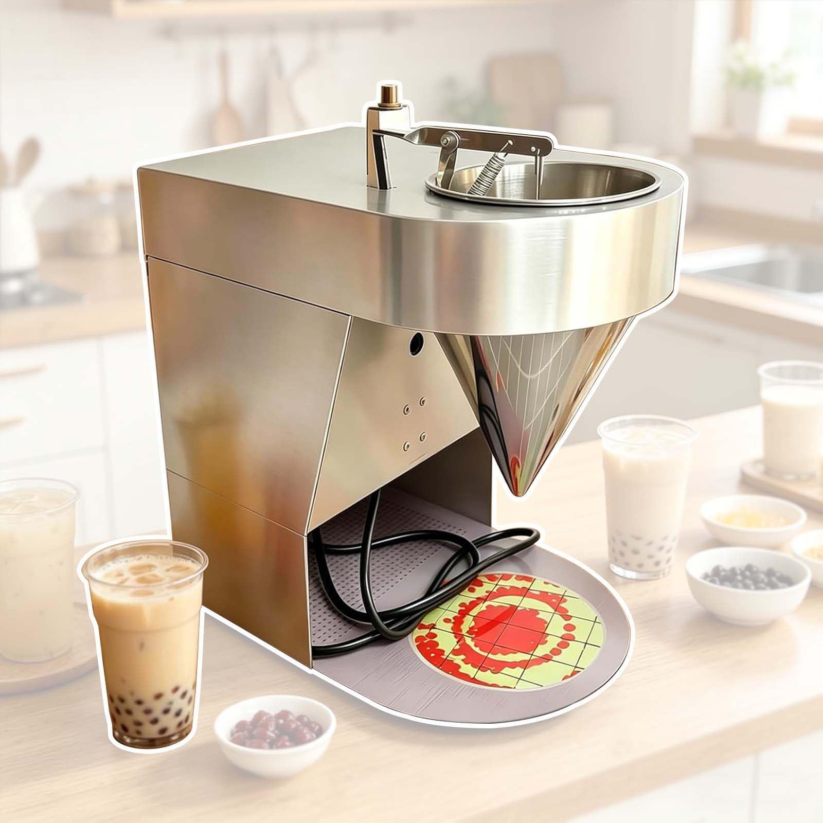 DPLWJPP Commercial Tapioca Pearl Maker Stainless Steel Juice Ball Maker