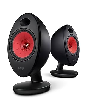 KEF スピーカー　EGG ワイアレス KEF Egg Duo Wireless HiFi Desktop Speakers (Pair, Black