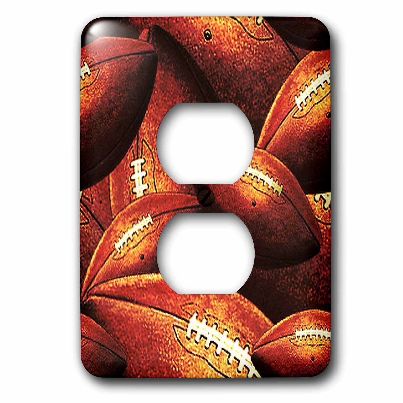 Prise double football LSP_63044_6 à motif imprimé pour sécuriser et décorer le salon