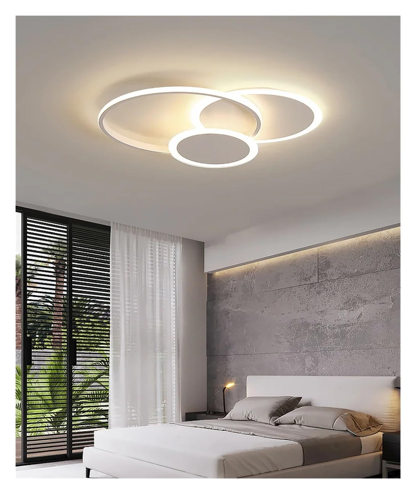 Lampa sufitowa do salonu nowoczesny luksusowy minimalistyczny minimalistyczny pierścień lampy do sypialni, nowoczesne