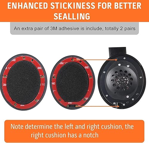 Miniatura 4 de Studio 3 - Almohadillas de repuesto para auriculares Beats Studio 2 y Studio 3 con cable e inalámbricos, almohadillas de espuma viscoelástica con