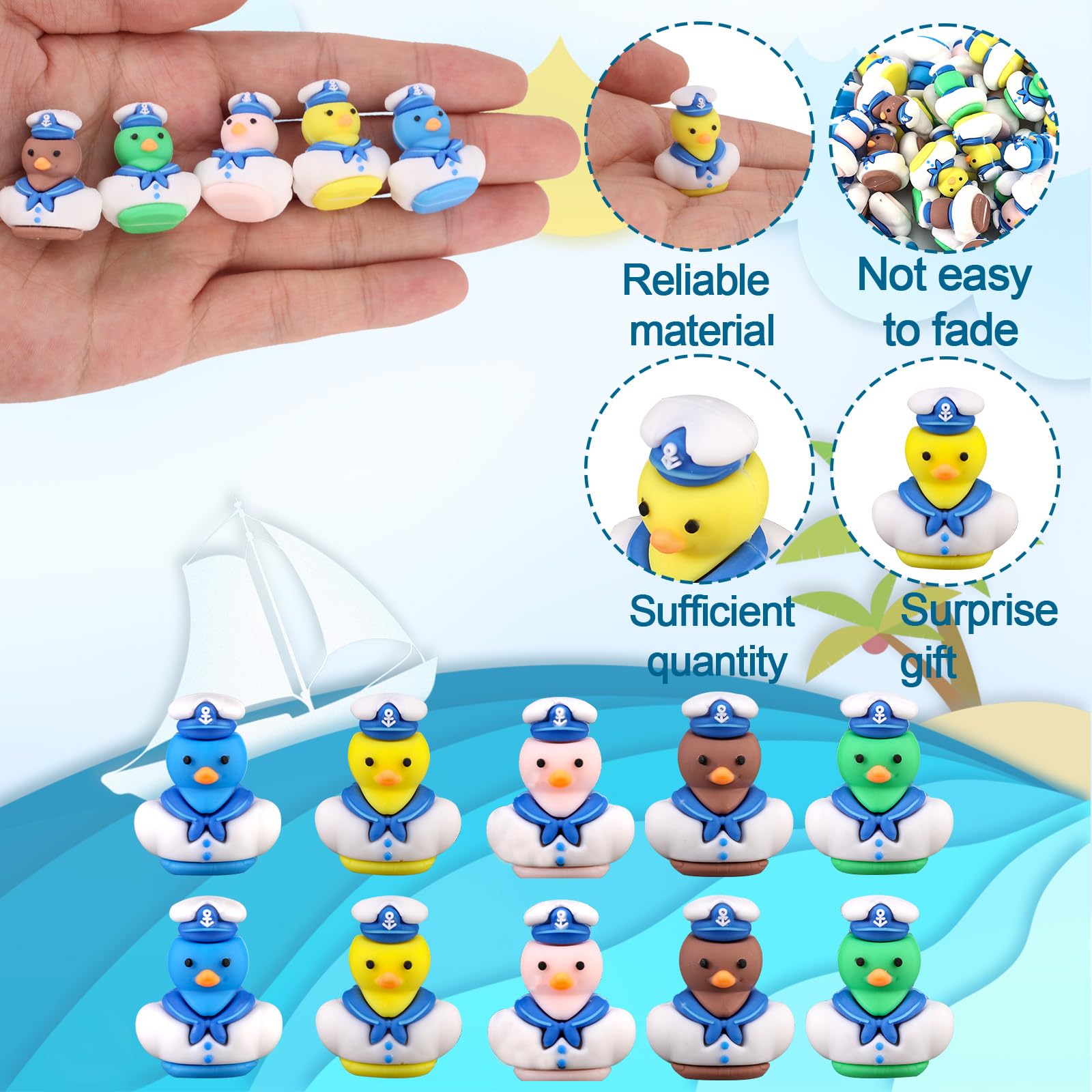 60pcs Cruise Rubber Ducks - Image 4